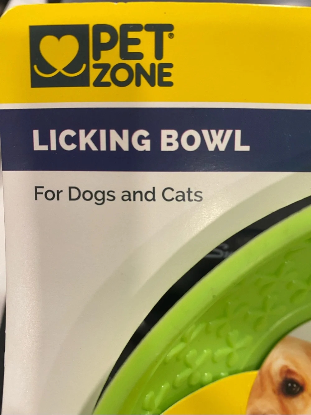 Pet Zone Boredom Busterz Licking Bowl - Green
